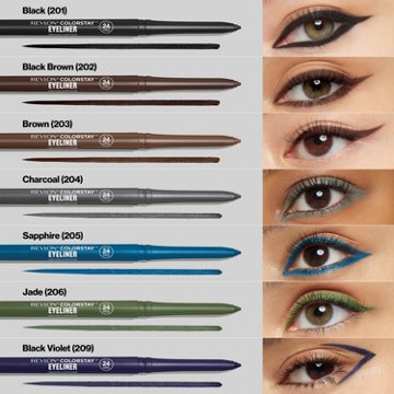 Revlon ColorStay Eyeliner Pencil, 206 Jade