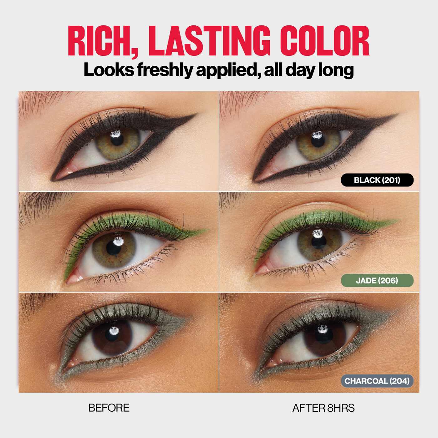 Revlon ColorStay Eyeliner Pencil, 206 Jade; image 5 of 9