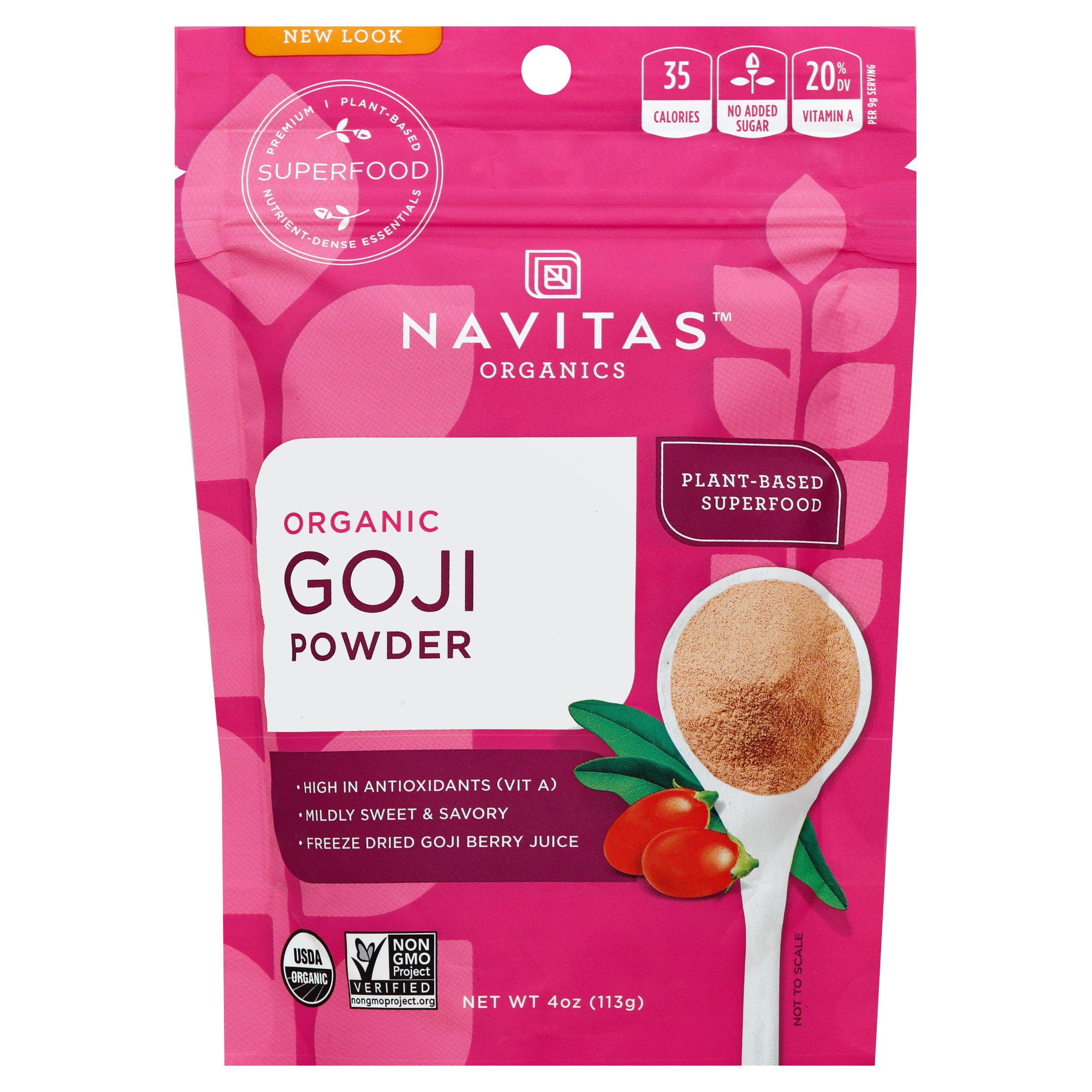 Navitas Organics Goji Powder, 4 oz