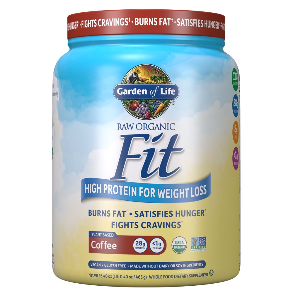 Garden of Life Raw Organic Fit Protein Coffee Powder Shop Diet