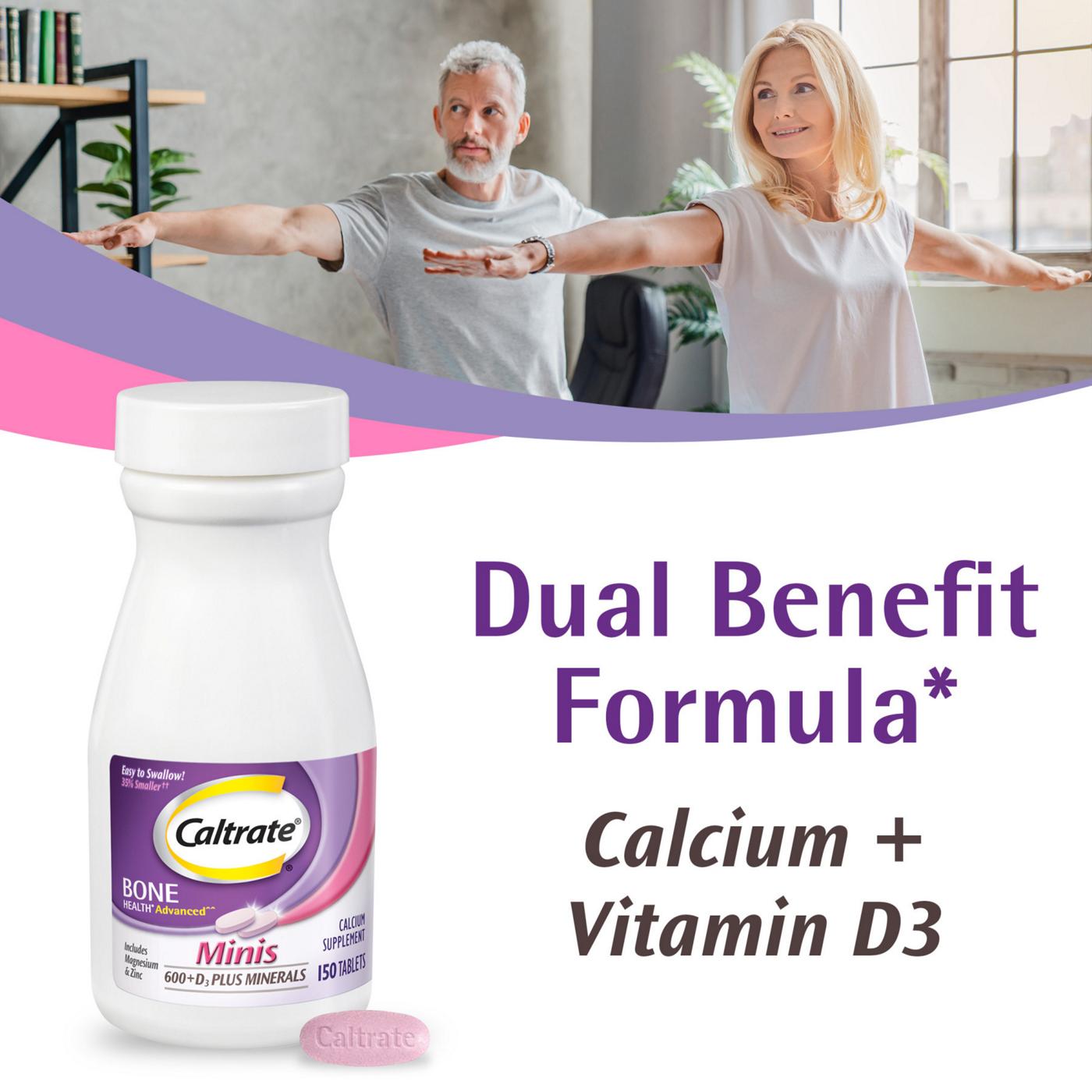 Caltrate 600+D3 Plus Minerals Minis Calcium Supplements; image 4 of 5