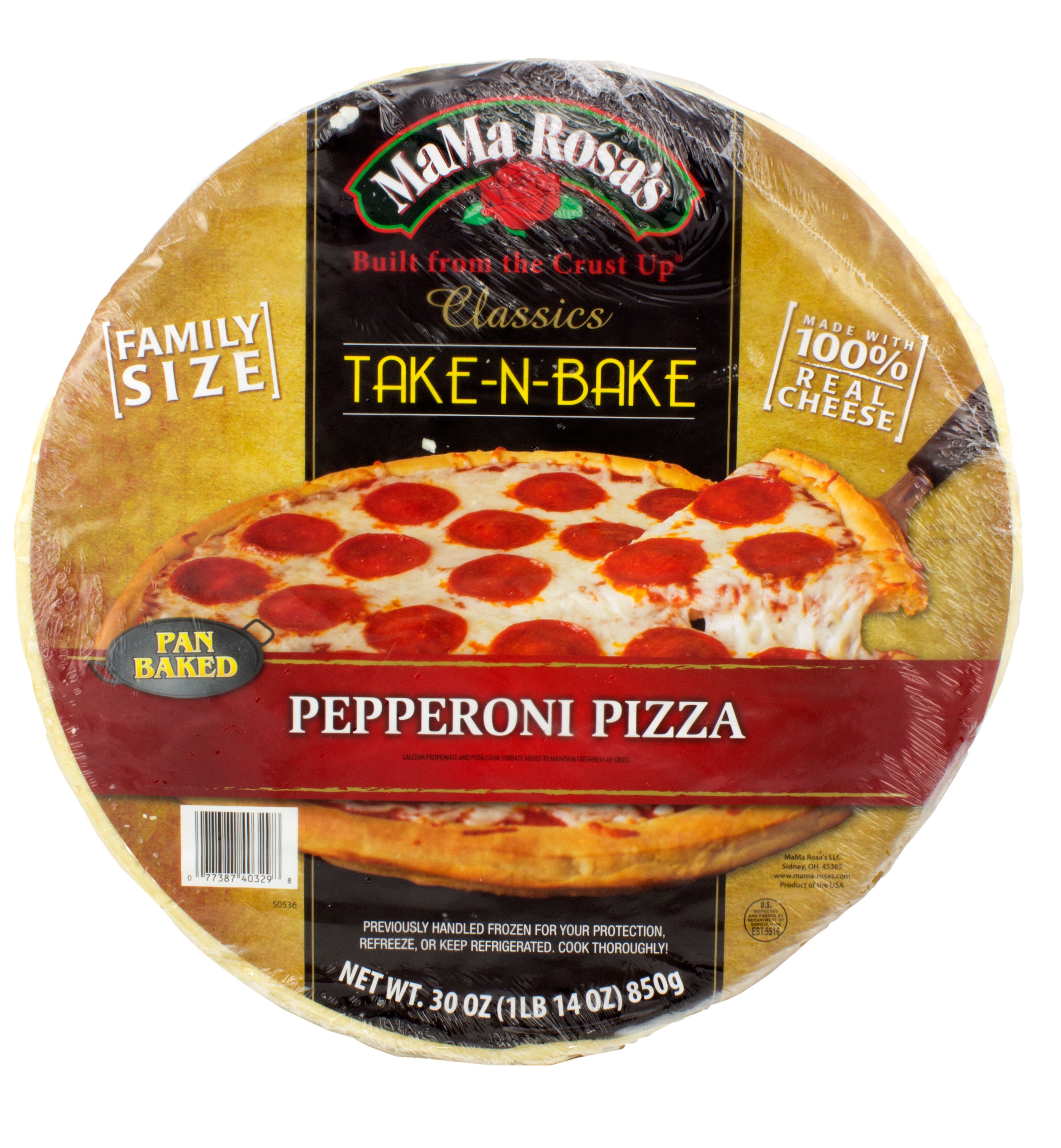 Mama Rosas Take-N-Bake Pepperoni Pizza - Shop Pizza at H-E-B