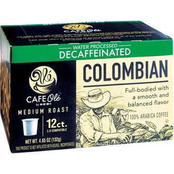 CAFE Olé by H-E-B Medium Roast Decaf Colombian Coffee Single Serve Cups