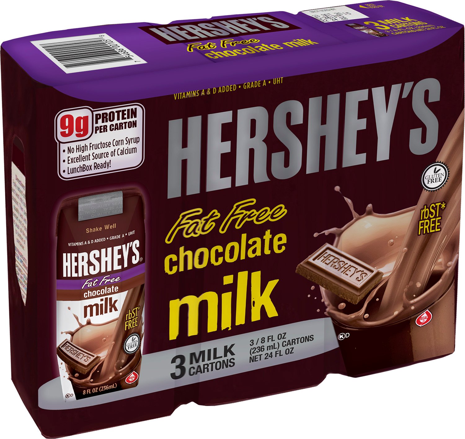 Hershey's Chocolate Fat Free Milk Shop Milk at HEB