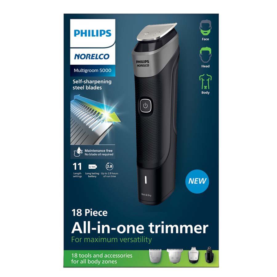 Bevidstløs møde lampe Philips Norelco All-In-One Trimmer Series 5000 - Shop Electric Shavers &  Trimmers at H-E-B