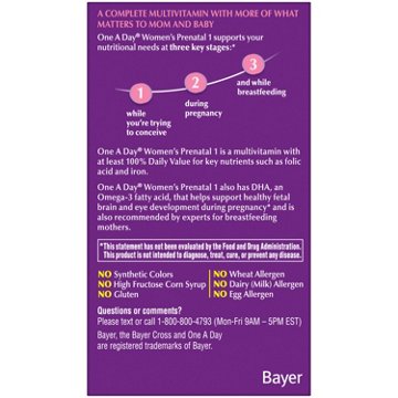 One A Day Prenatal 1 Complete Multivitamin Softgels, 30 ct