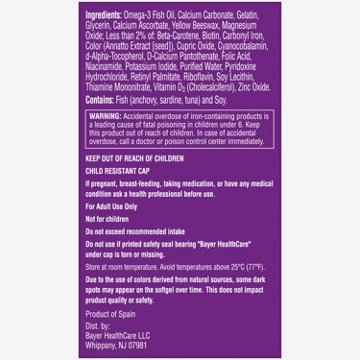 One A Day Prenatal 1 Complete Multivitamin Softgels, 30 ct