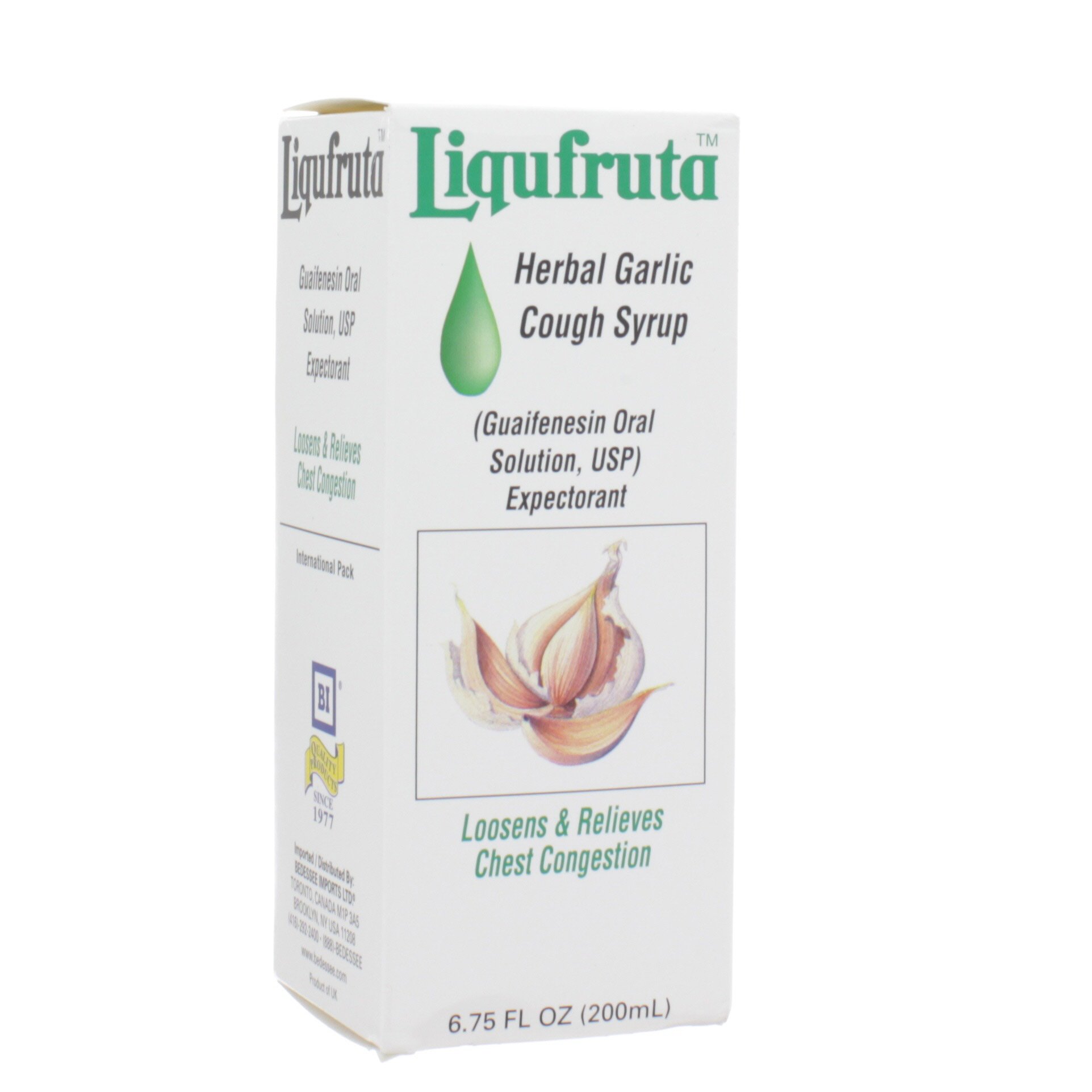 Liqufruta Herbal Garlic Cough Syrup Shop Herbs & Homeopathy at HEB