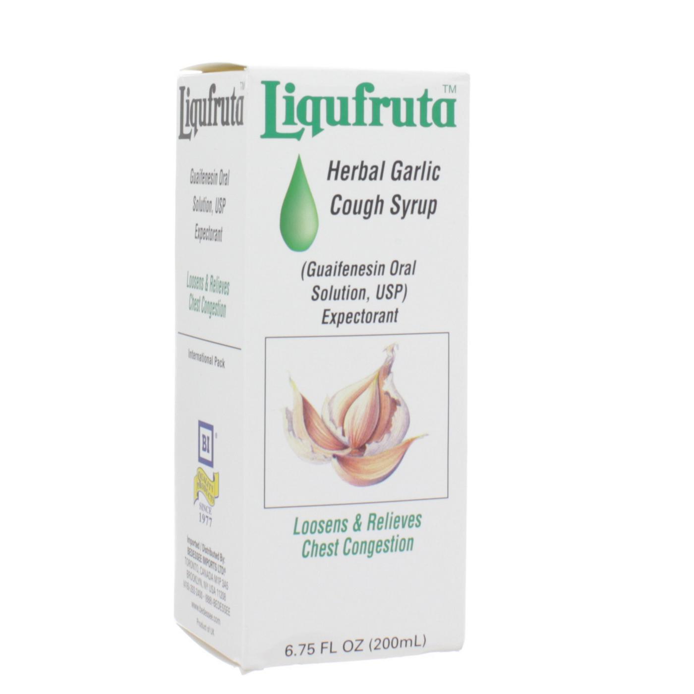 Liqufruta Herbal Garlic Cough Syrup; image 1 of 3