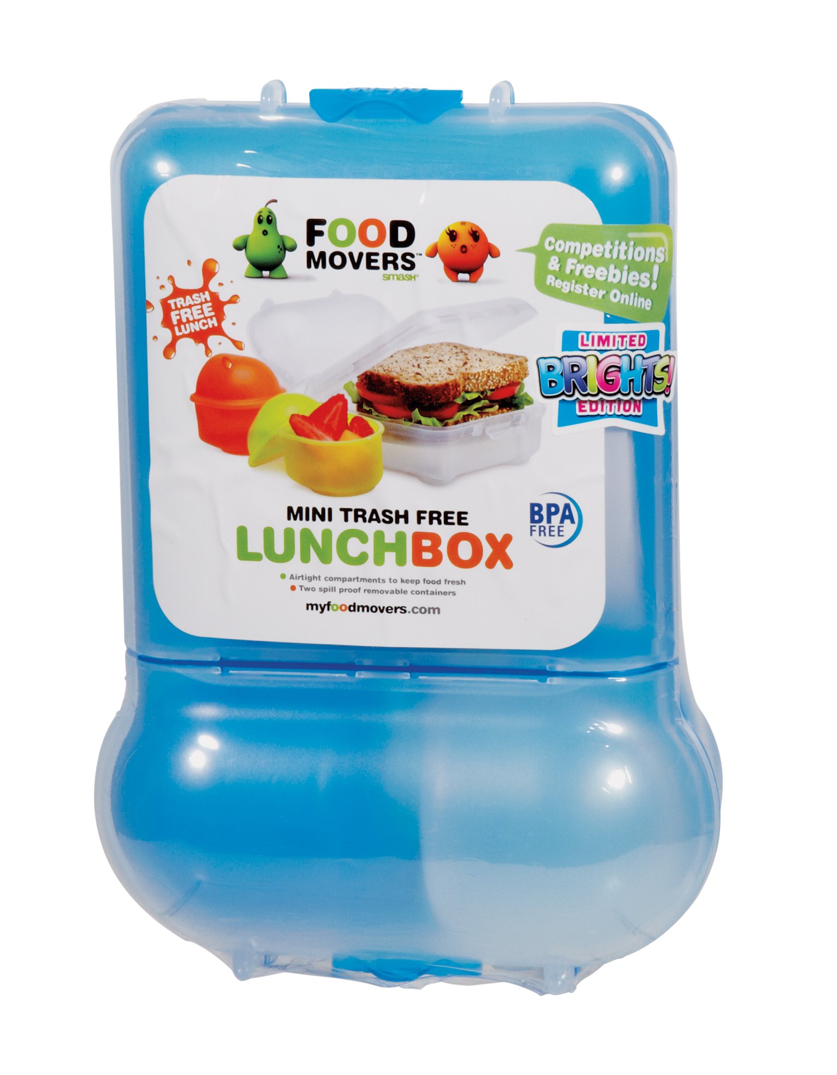 Urman Mini Rubbish Free Lunch Box, Blue Shop Lunch Boxes at HEB
