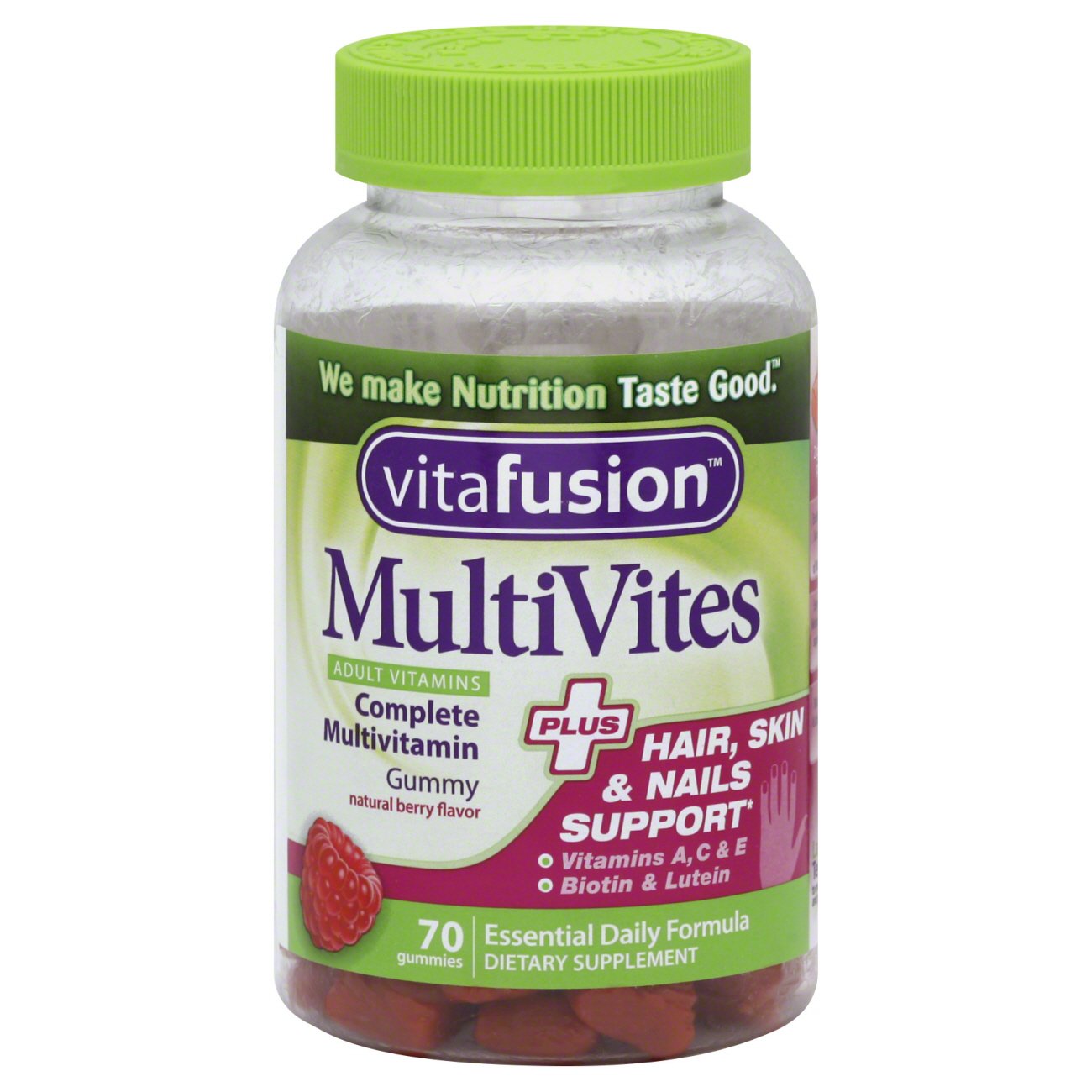 VitaFusion MultiVites Hair, Skin & Nails Complete Multivitamin Gummies