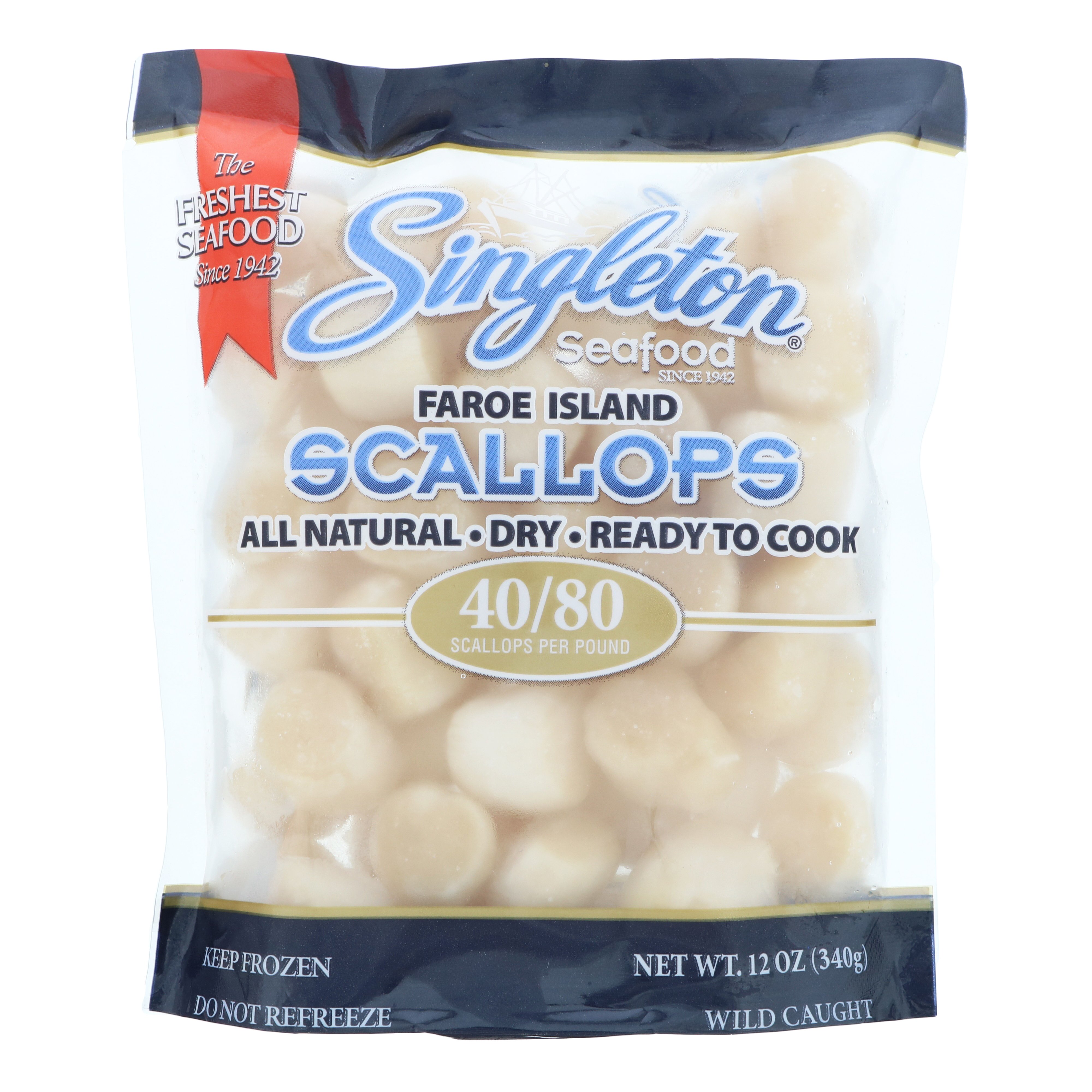 Singleton Seafood All Natural Bay Scallops Shop Shrimp & shellfish at