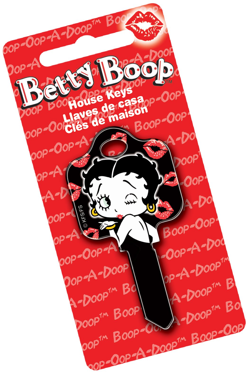 Betty Boop Keyring Brand New Collectable Gift Betty Kisses