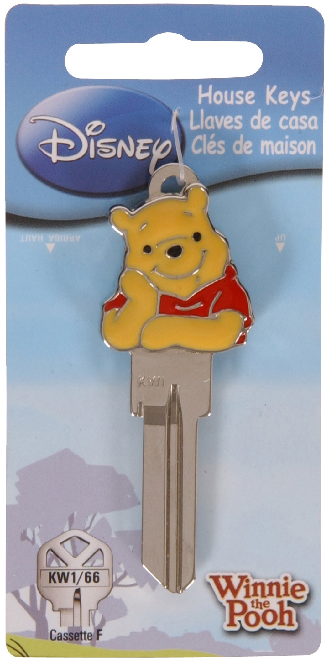 Winnie the Pooh D74 Key Kwikset KW1 House Key Blank Authentic Disney House Keys 