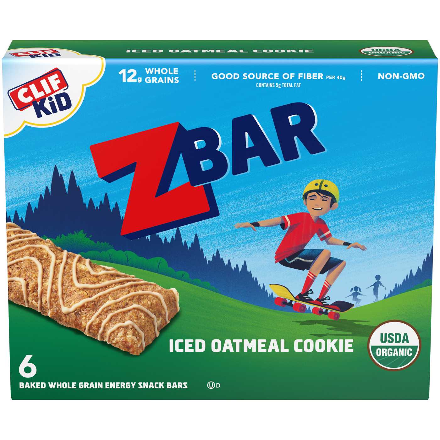 Clif Kid ZBar Energy Snack Bars - Iced Oatmeal Cookie; image 1 of 9