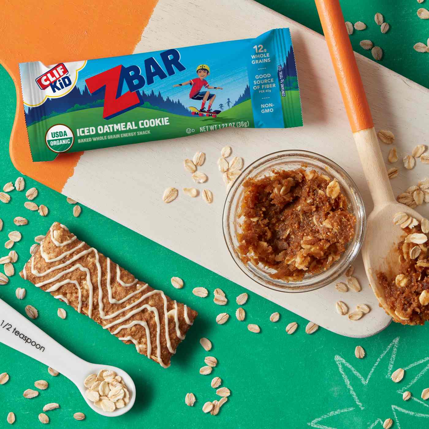 Clif Kid ZBar Energy Snack Bars - Iced Oatmeal Cookie; image 3 of 9