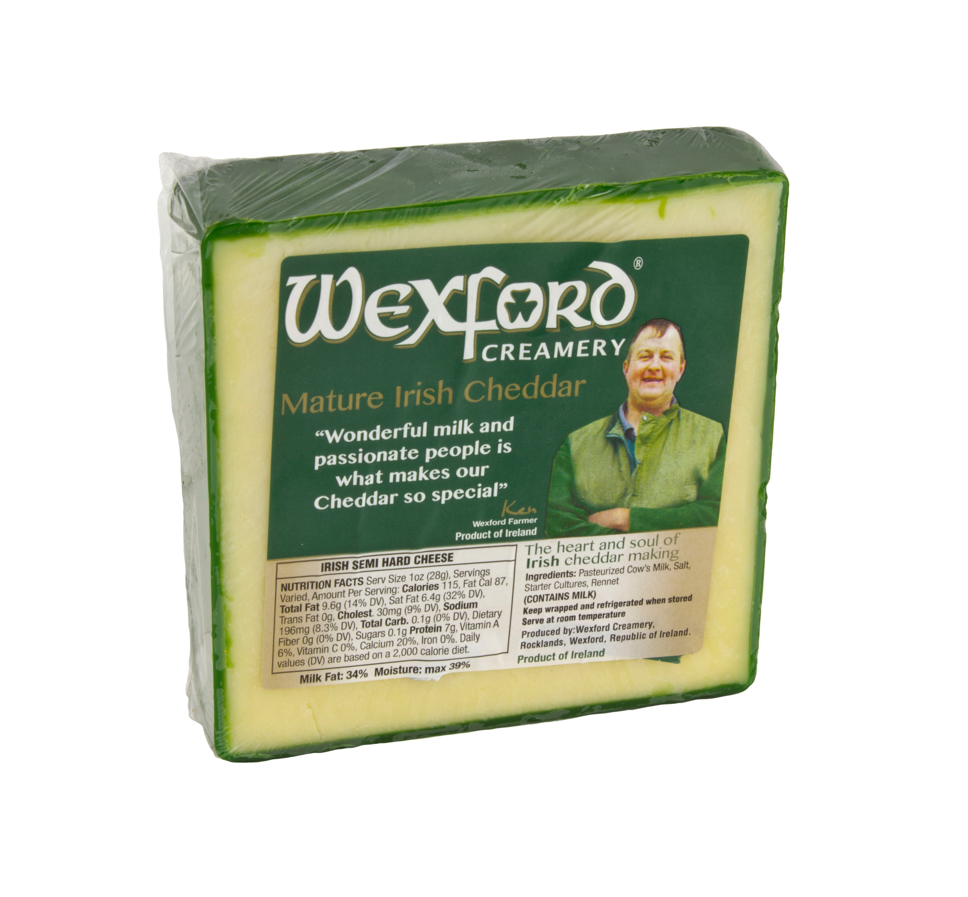 Wexford Mature Green Wax Cheddar Cheese | Central Market - Really Into Food
