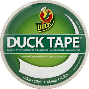 Duck Color Duct Tape - White, 1.88 in x 20 yd