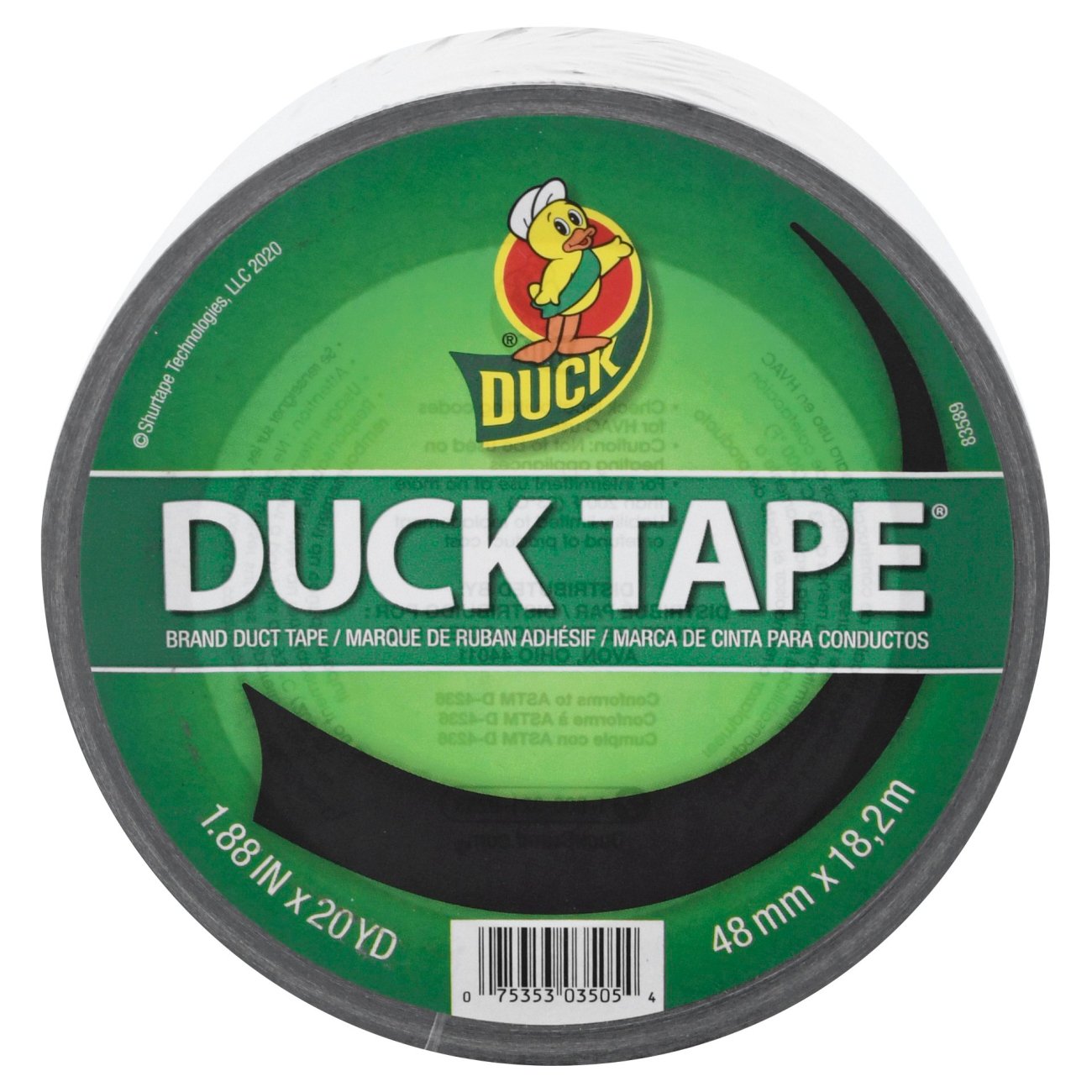 Duck Black Duct Tape Shop Adhesives & tape at HEB
