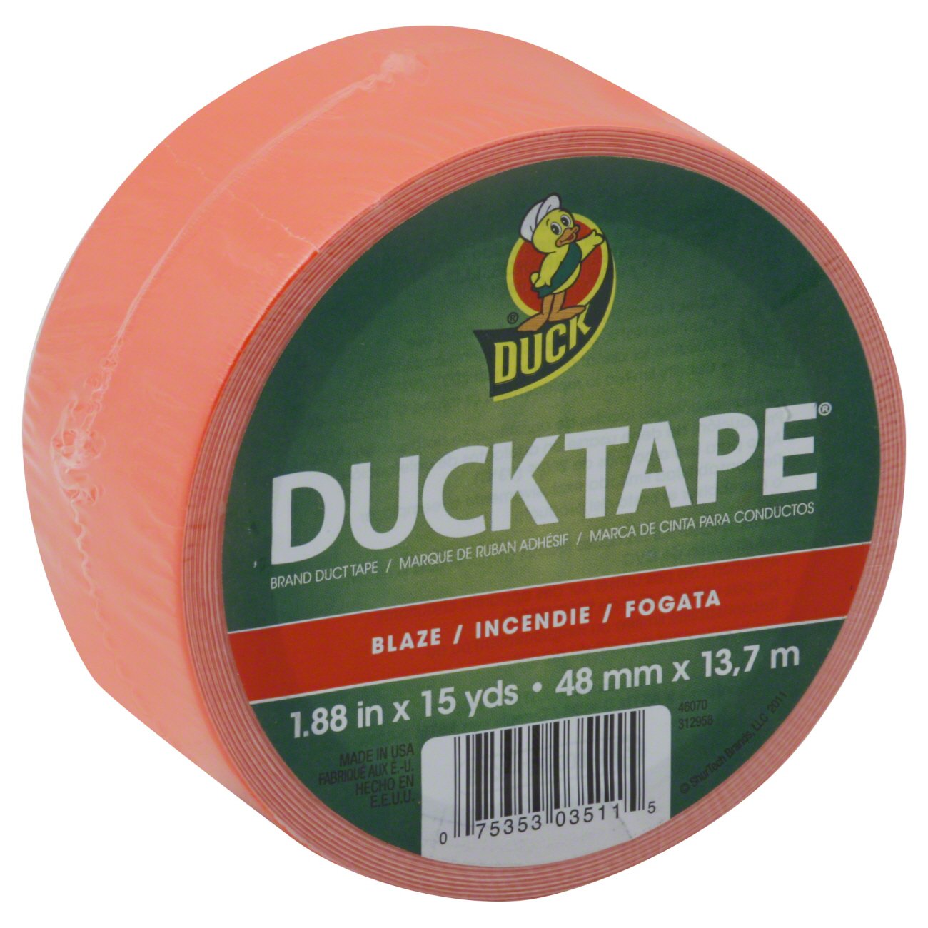 Duck Orange Duct Tape 15 Yards Shop Adhesives & Tape at HEB