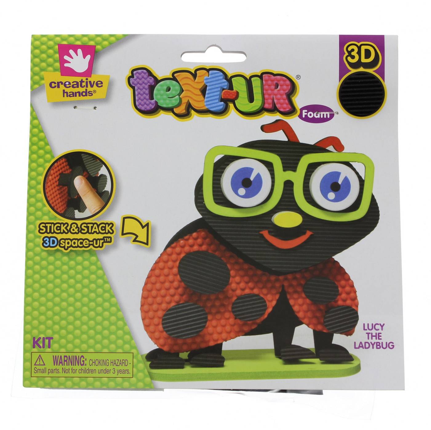 Creative Hands 3D Text-Ur Foam, Lucy the Ladybug Kit; image 1 of 2