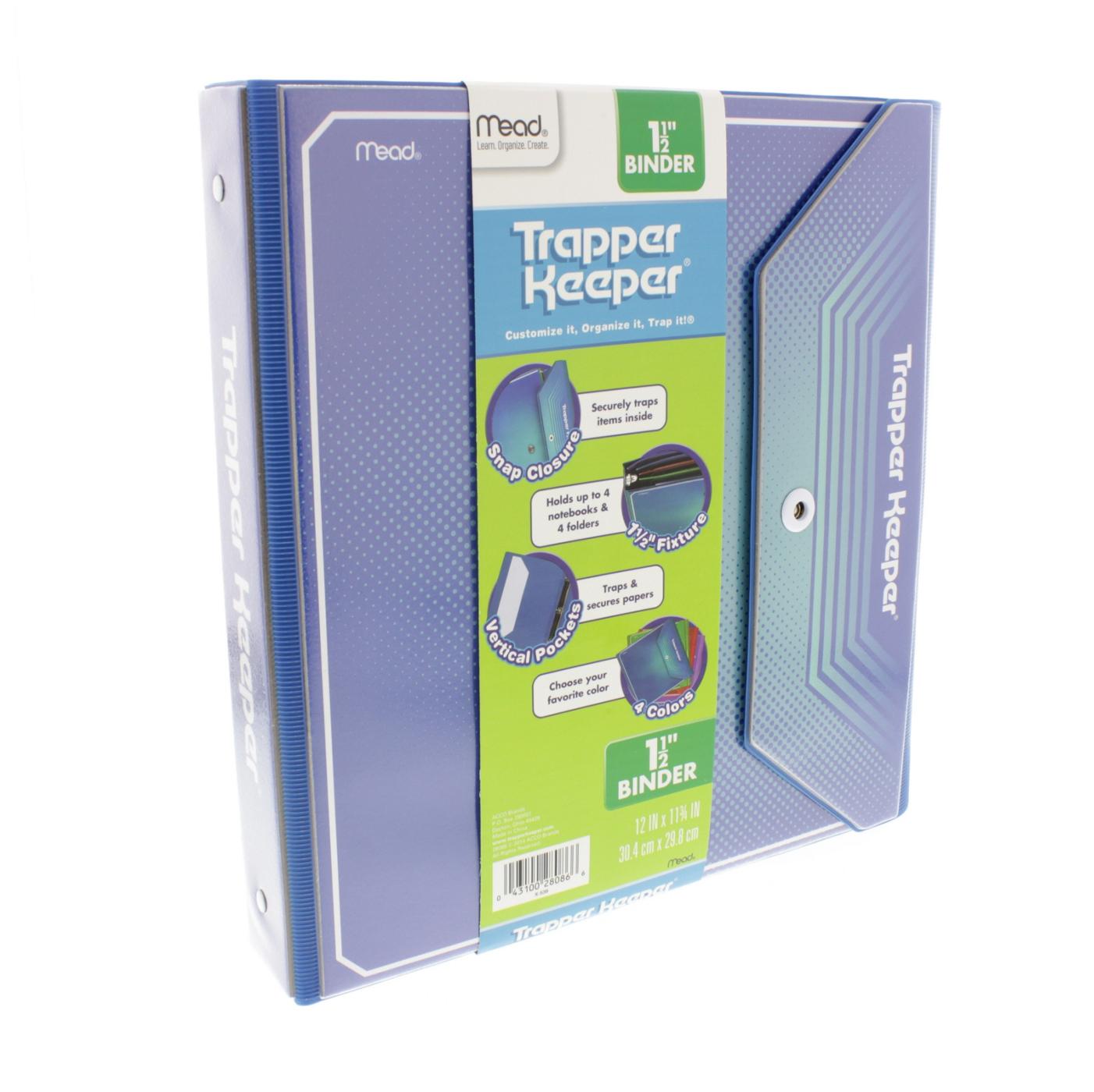 MEAD Trapper Keeper Heat Sealed Binder, Assorted Colors; image 1 of 4