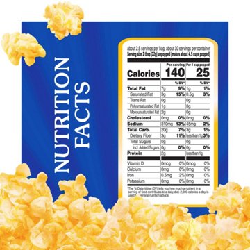 ACT II Butter Lovers' Microwave Popcorn Bags, 12 ct