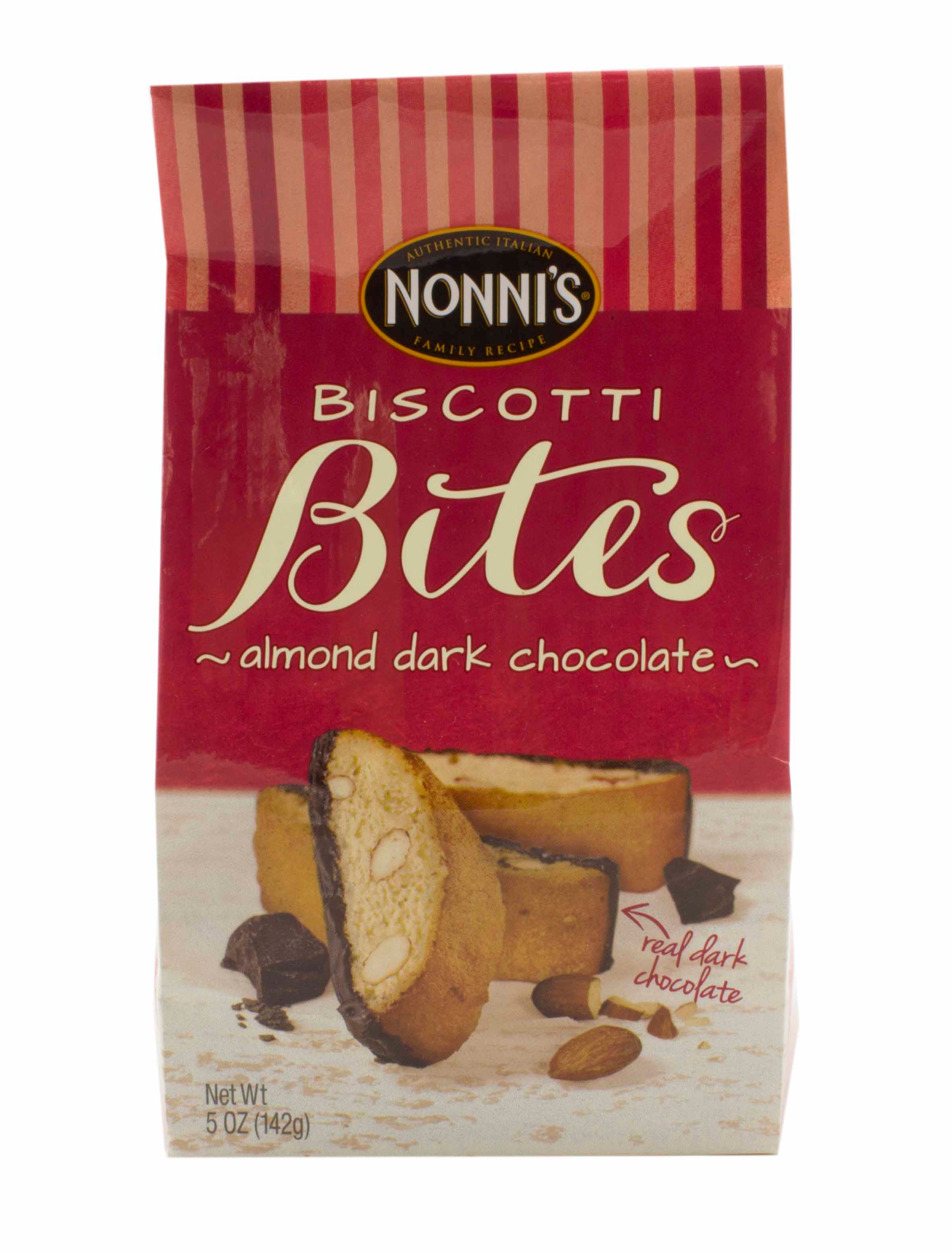 Nonni's Almond Dark Chocolate Biscotti Bites Shop Snacks & Candy at HEB