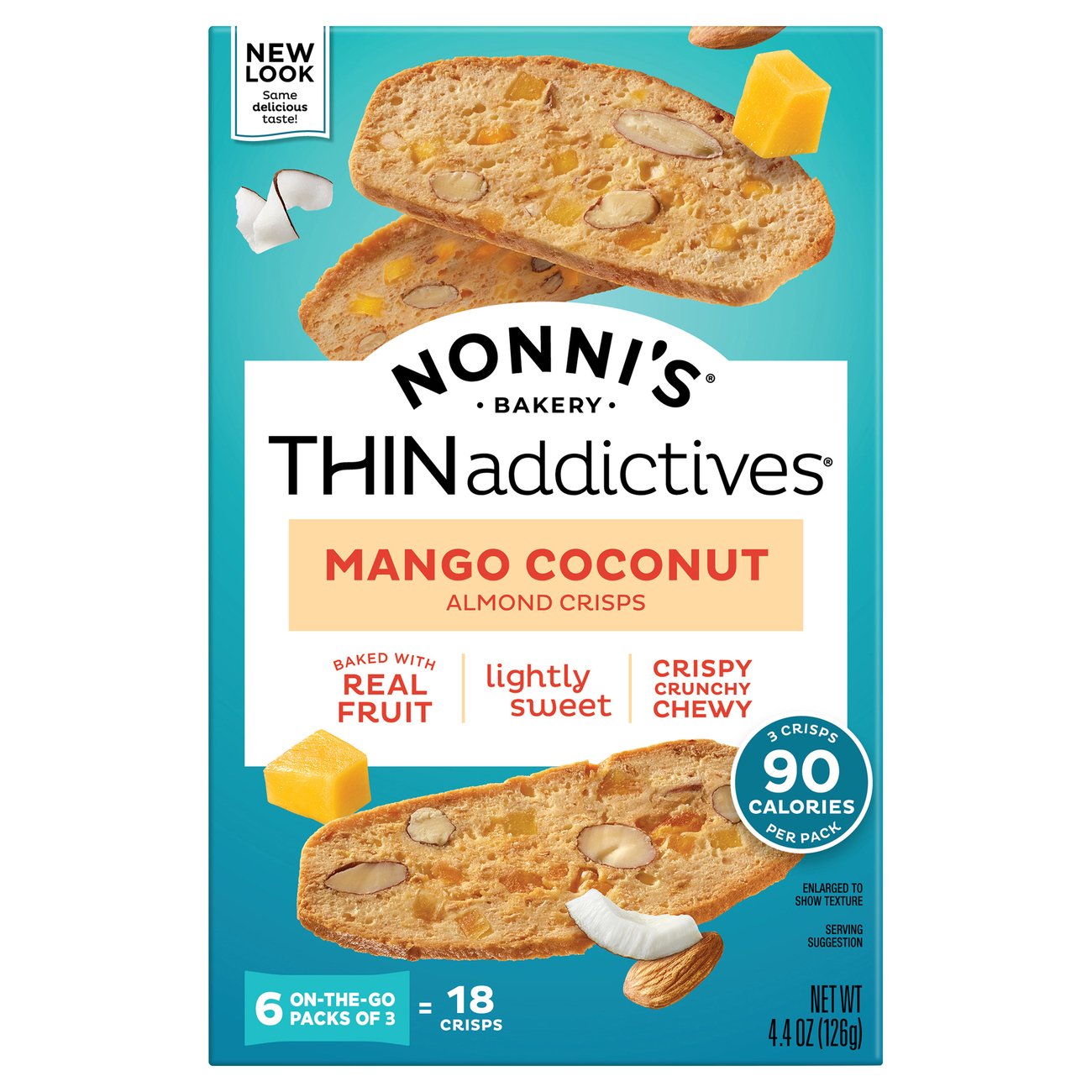 Nonni's THINaddictives Mango Coconut Almond Thins - Shop Cookies At H-E-B