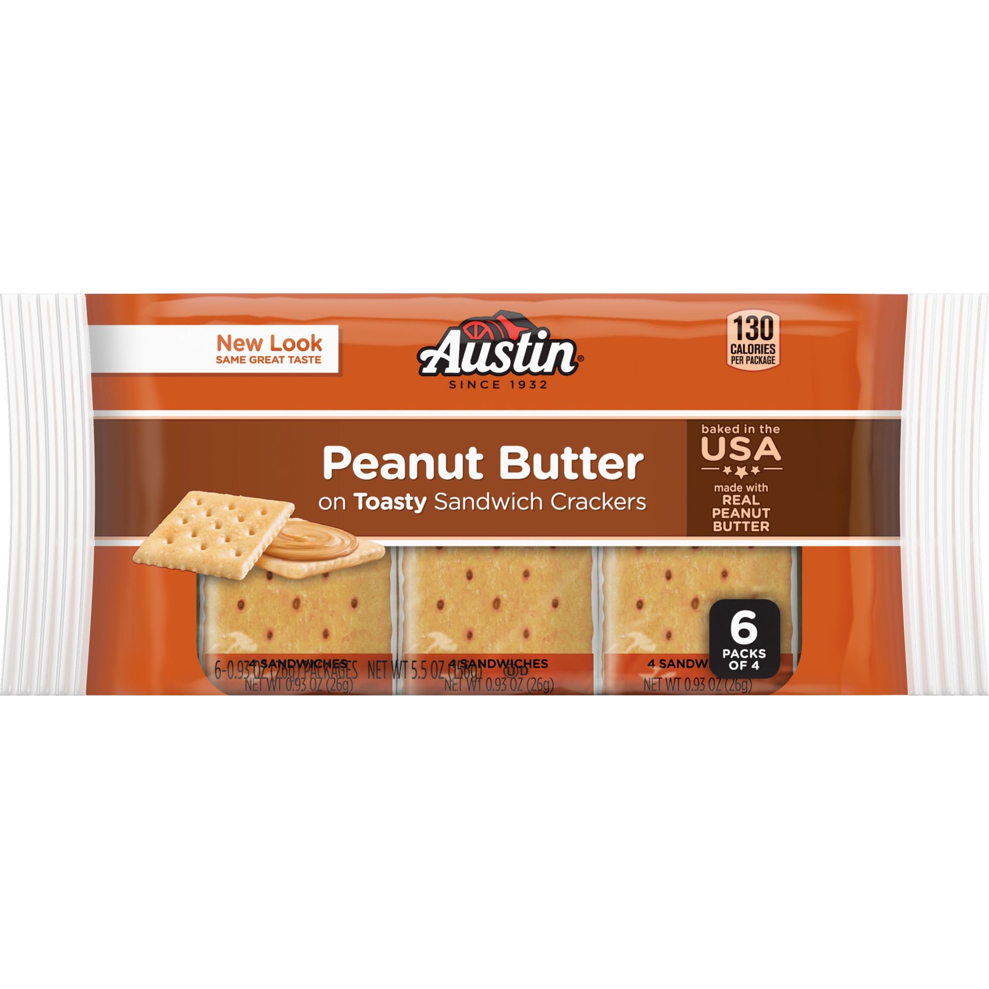 Austin Sandwich Crackers Toasty Crackers With Peanut Butter Shop Crackers Breadsticks At H E B