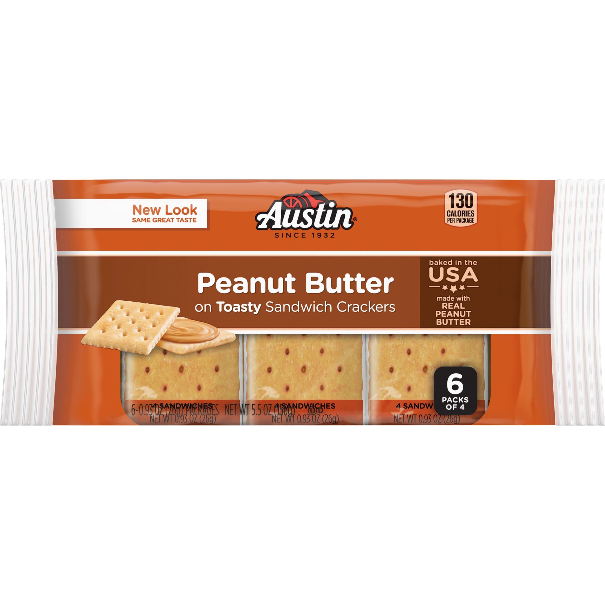 Austin Peanut Butter on Toasty Sandwich Crackers, 5.5 oz Shop