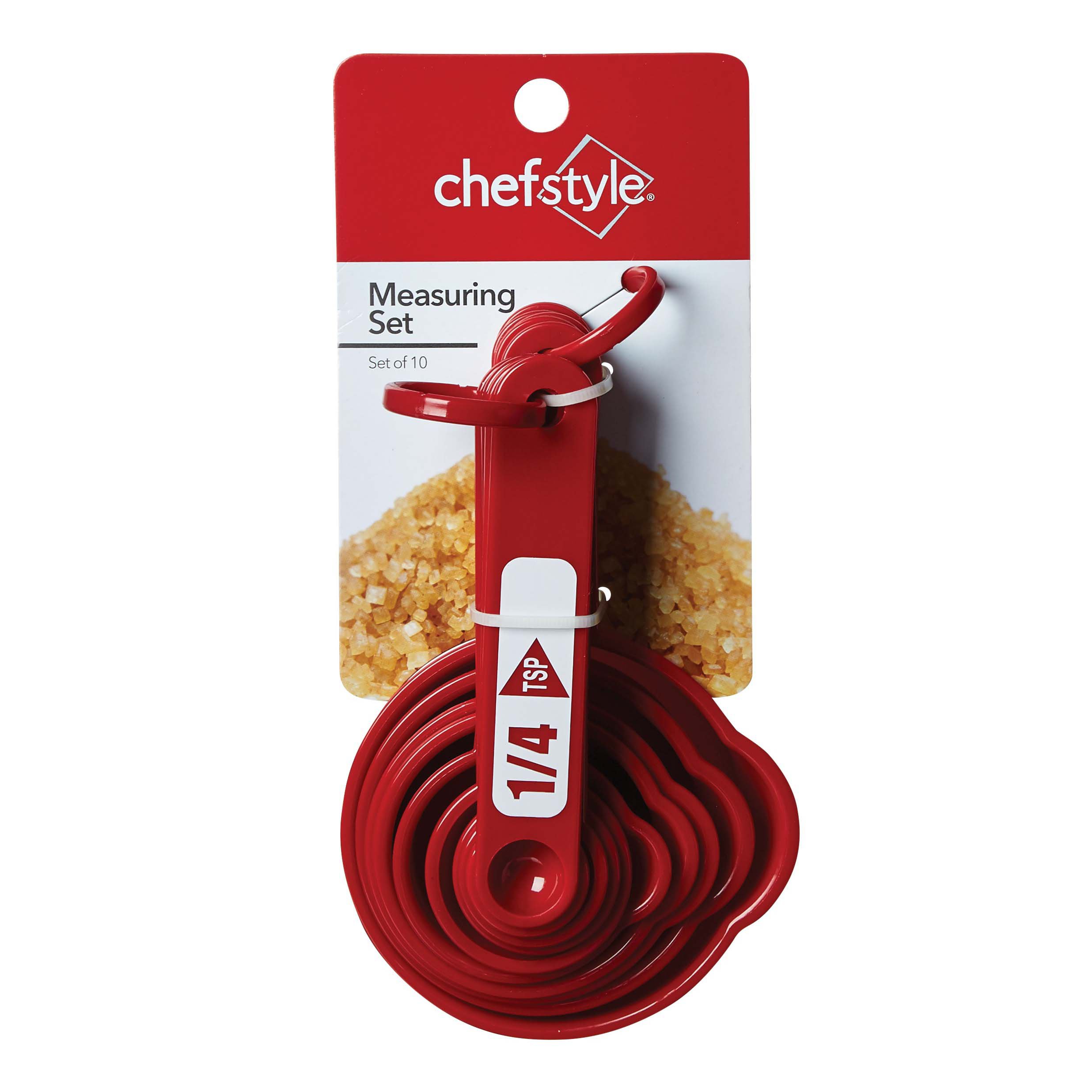 chefstyle Red Measuring Set