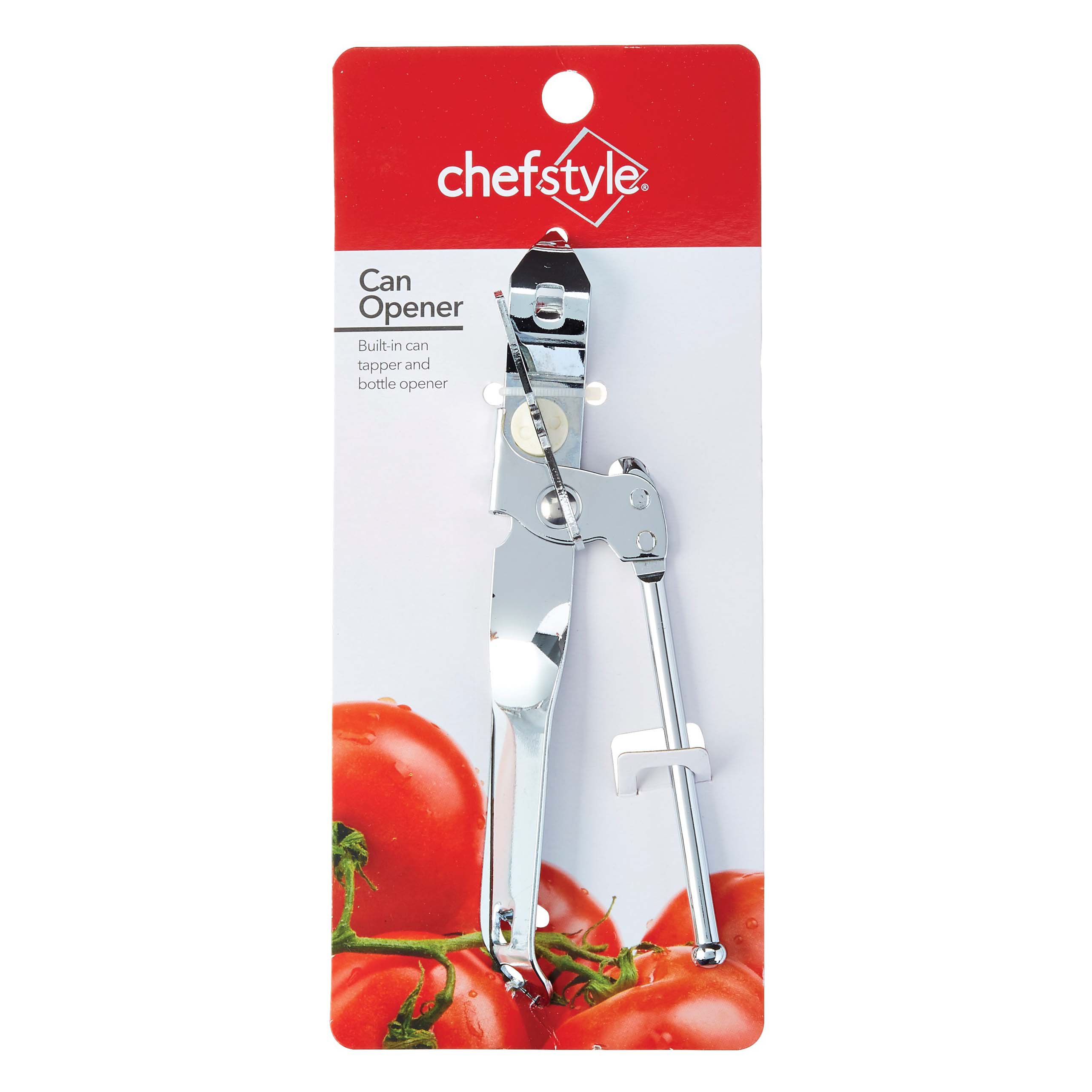 Chrome Deluxe Can Opener - Innovative Culinary Tools 