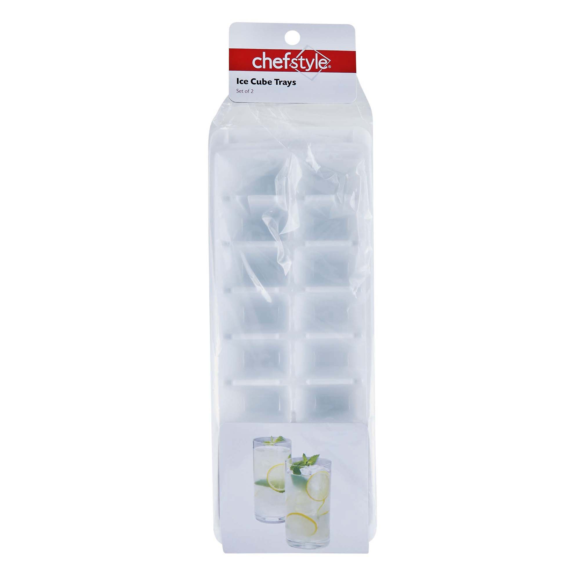 Set of 2 Covered Ice Trays