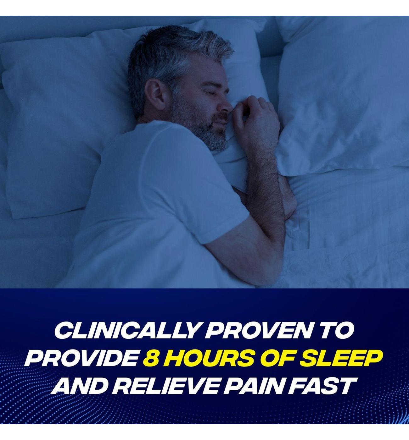 Advil PM Liqui-Gels Pain Reliever and Nighttime Sleep Aid, Ibuprofen for Pain Relief and Diphenhydramine HCL for a Sleep Aid; image 2 of 2