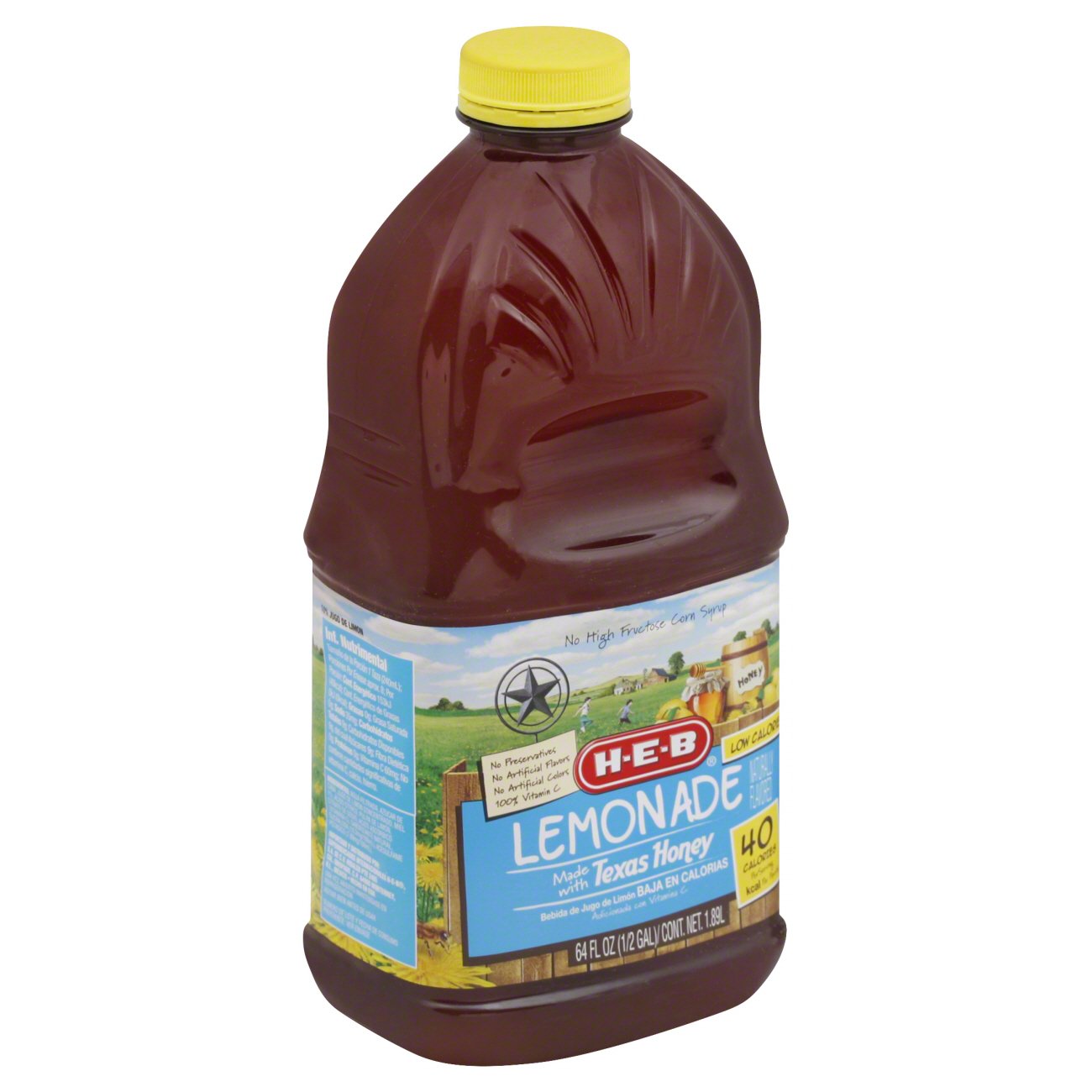HEB Low Calorie Lemonade with Texas Honey Shop Juice at HEB