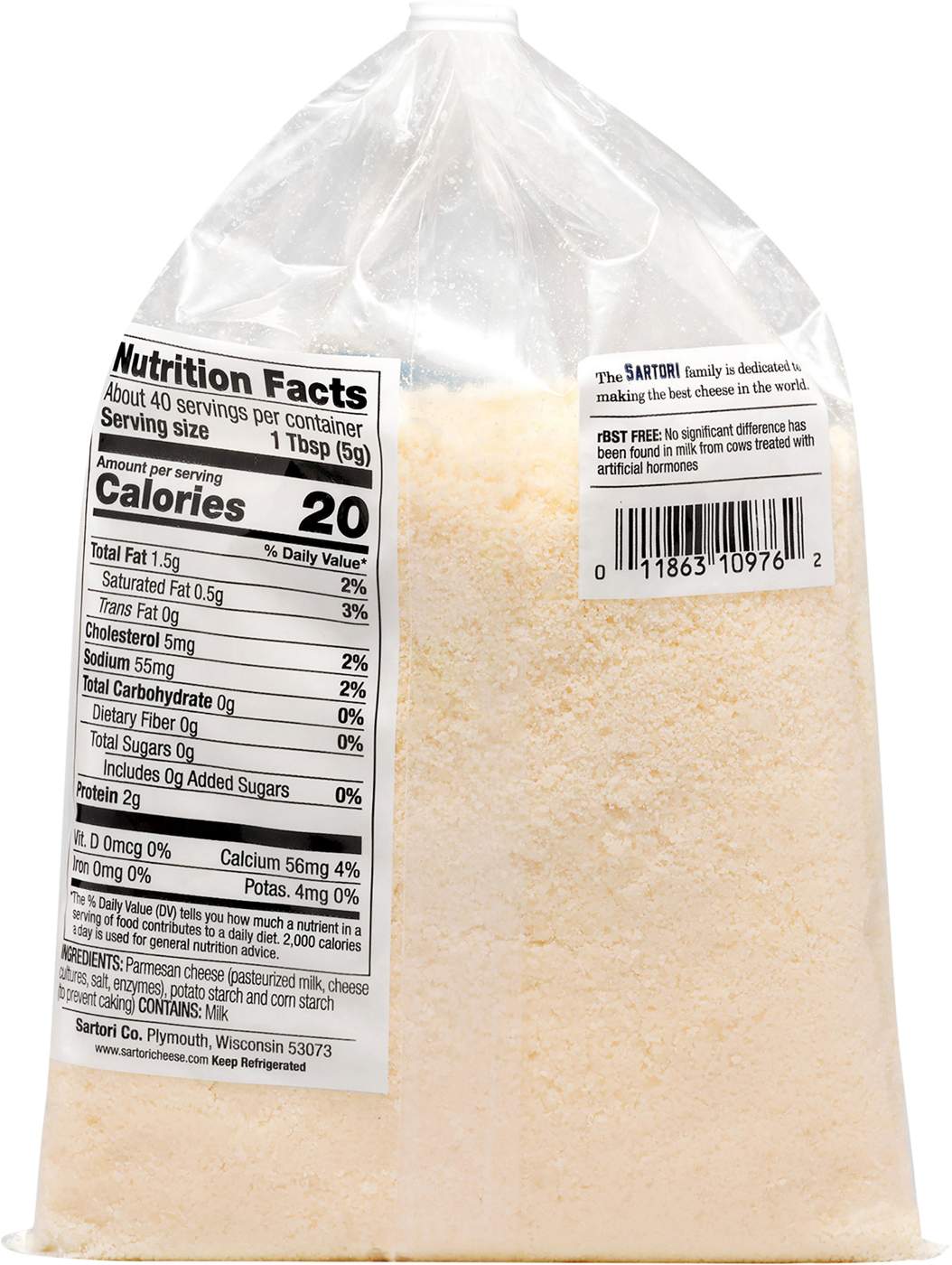 Sartori Classic Grated Parmesan Cheese; image 2 of 4