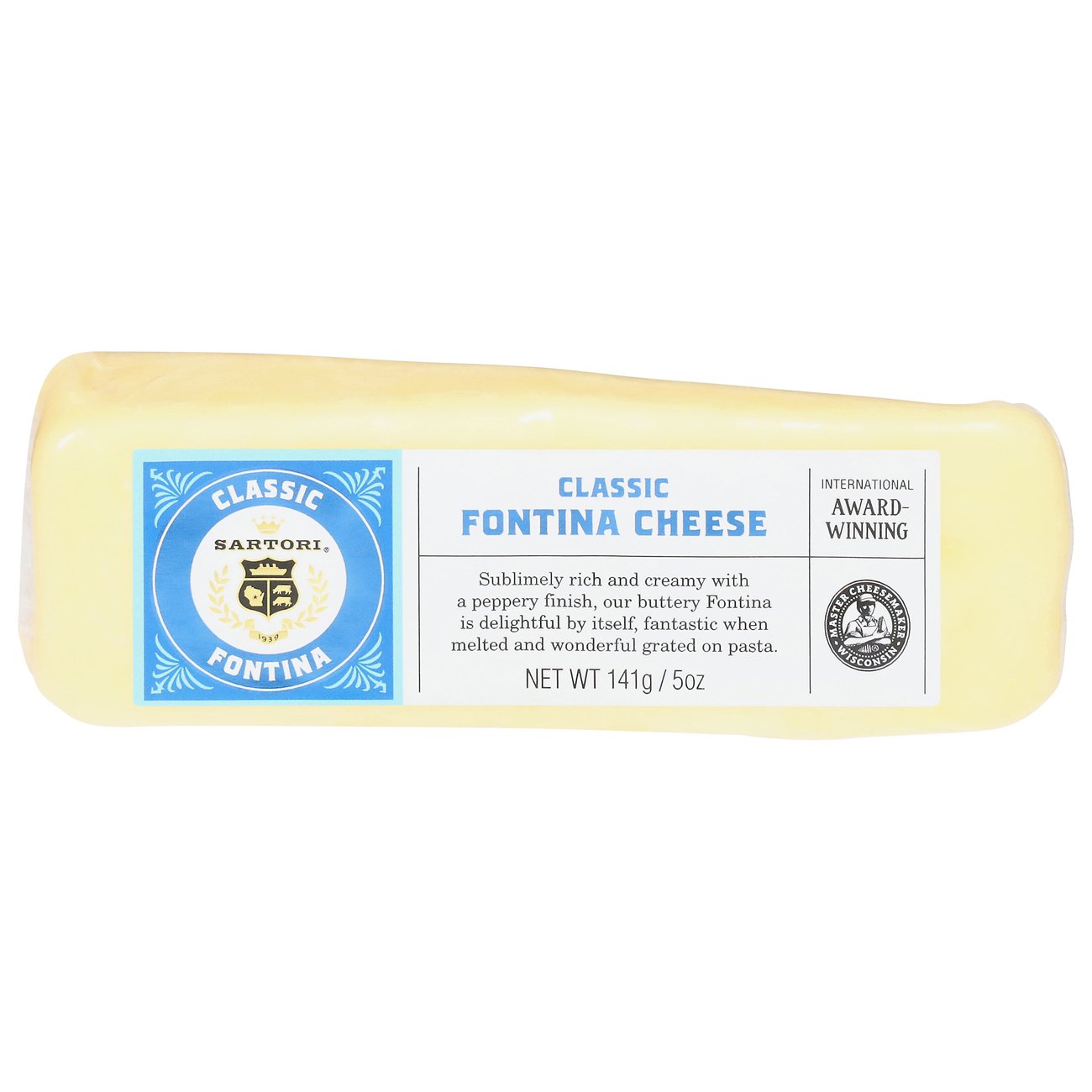 Sartori Classic Fontina Cheese Wedge Shop Cheese at HEB