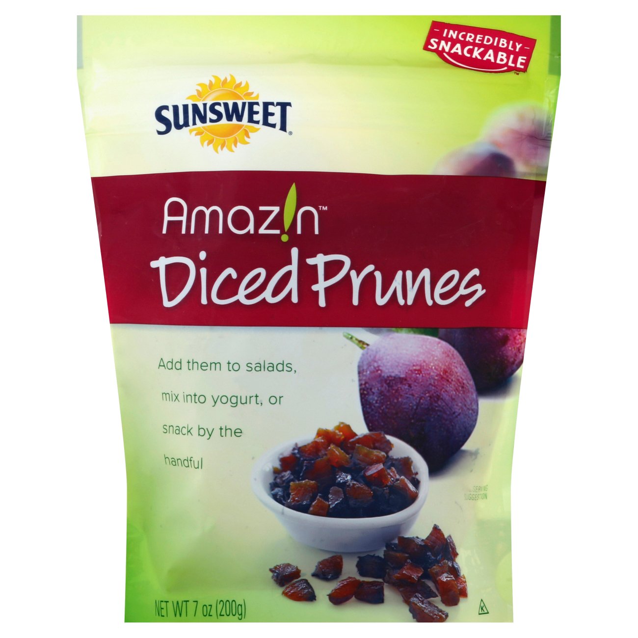 Sunsweet Amazins Diced Dried Plums Shop Fruit at HEB