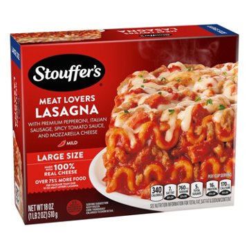 Stouffer's Meat Lovers Lasagna Frozen Meal - Large
