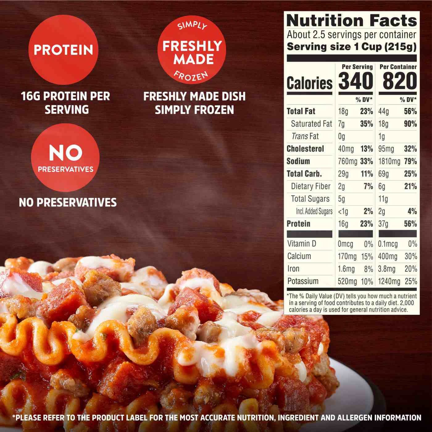 Stouffer's Frozen Meat Lovers Lasagna - Large Size; image 4 of 7