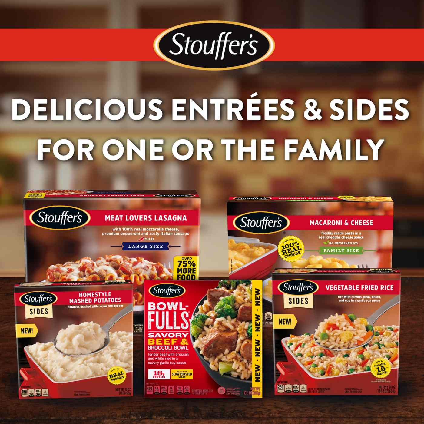 Stouffer's Frozen Meat Lovers Lasagna - Large Size; image 6 of 7