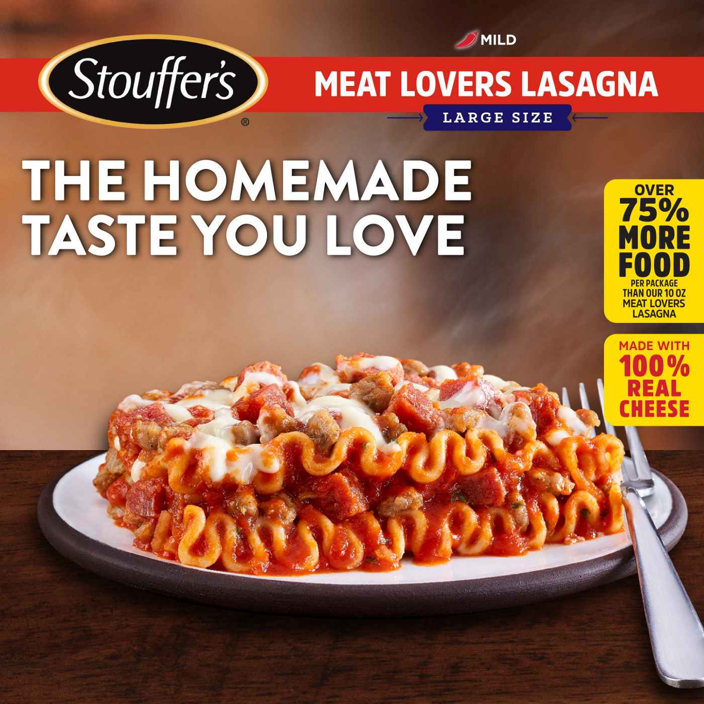 Stouffer's Frozen Meat Lovers Lasagna - Large Size; image 7 of 7