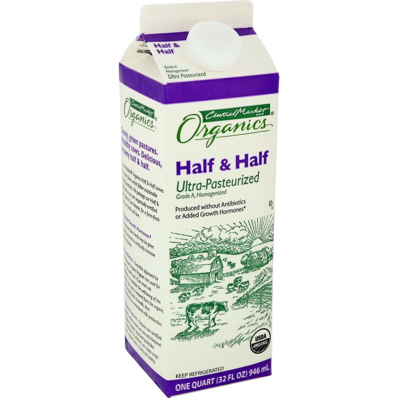 Central Market Organic Half Half Shop Cream At H E B