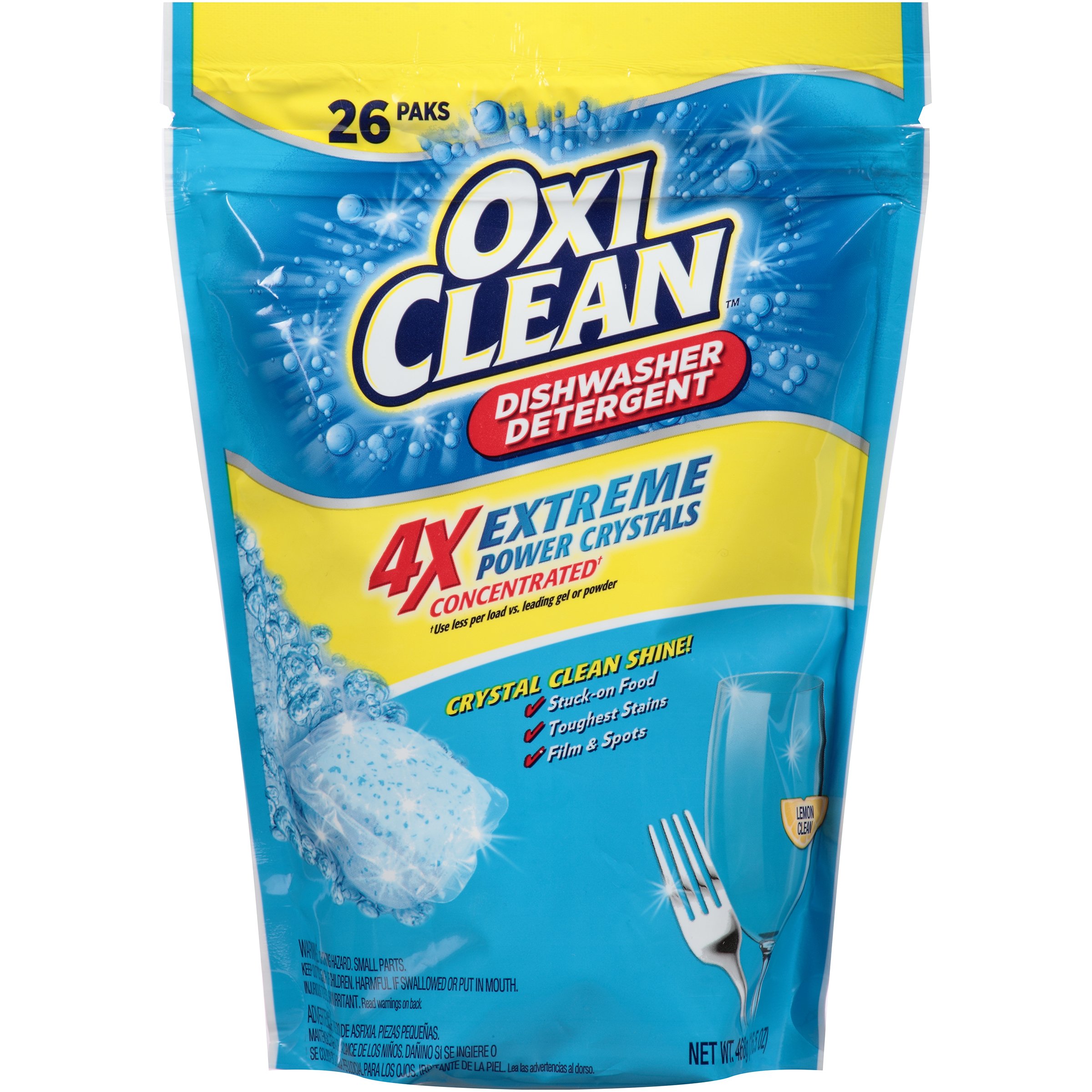 Oxi Clean 4X Lemon Clean Paks Dish Detergent - Shop Dish soap ...