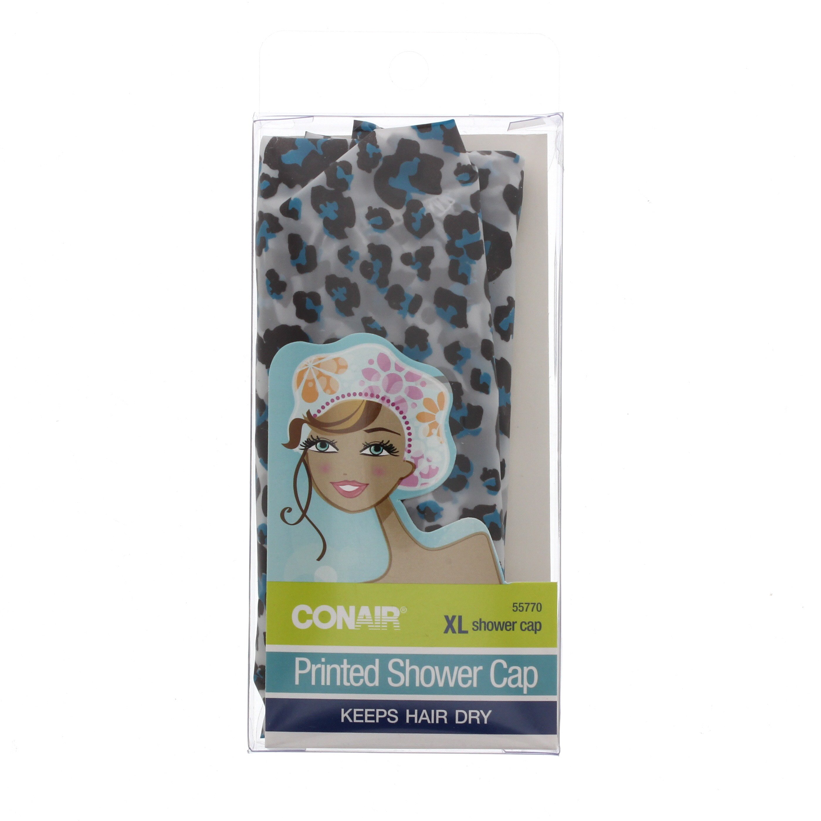 Conair Printed Shower Cap Colors Designs May Vary