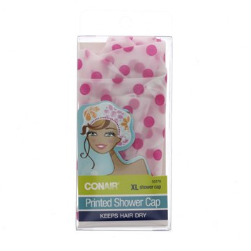 Conair Printed Shower Cap - Colors & Designs May Vary, 1.00 ea