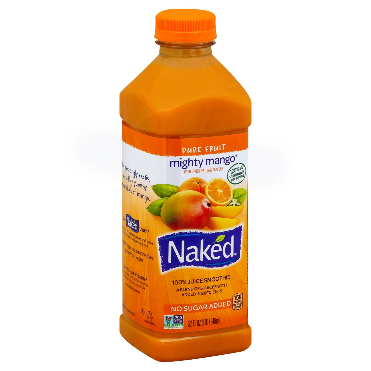 Naked Juice Blue Machine No Sugar Added 100% Juice Smoothie Drink
