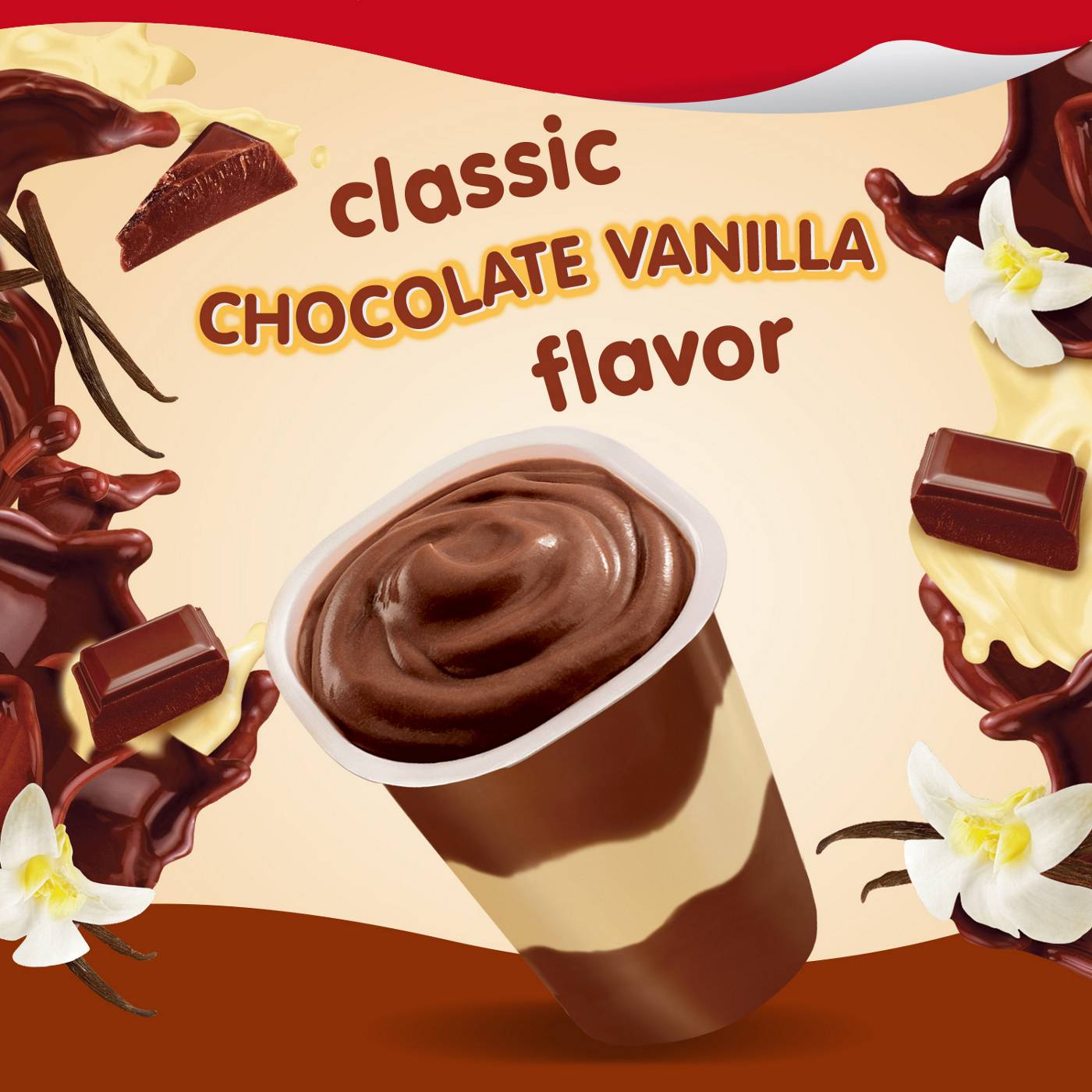 Snack Pack Super Size Chocolate Vanilla Pudding Cups; image 6 of 7