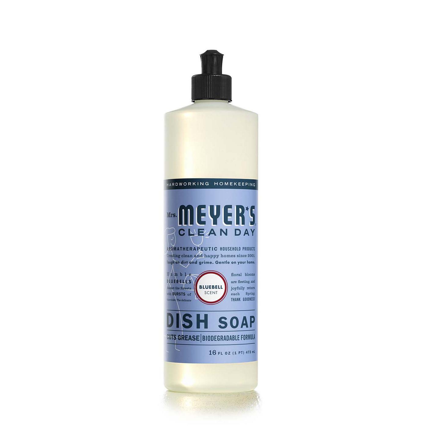 Mrs. Meyer's Clean Day Bluebell Scent Dish Soap; image 1 of 6